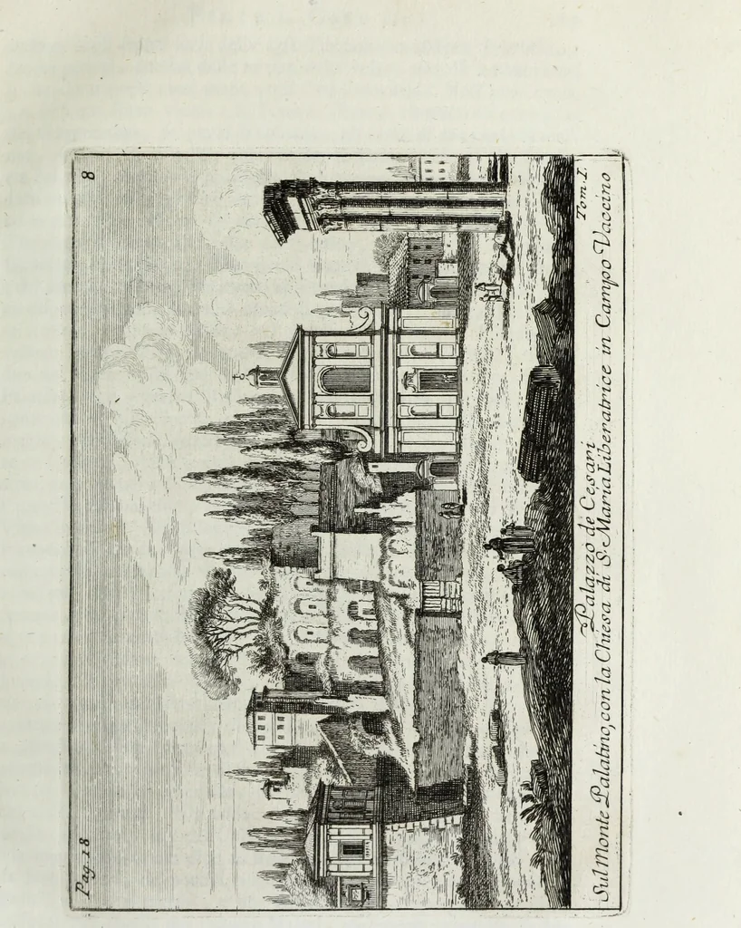 An illustration from Accurata e succinta descrizione topografica delle antichità di Roma, 1763, leaf 78