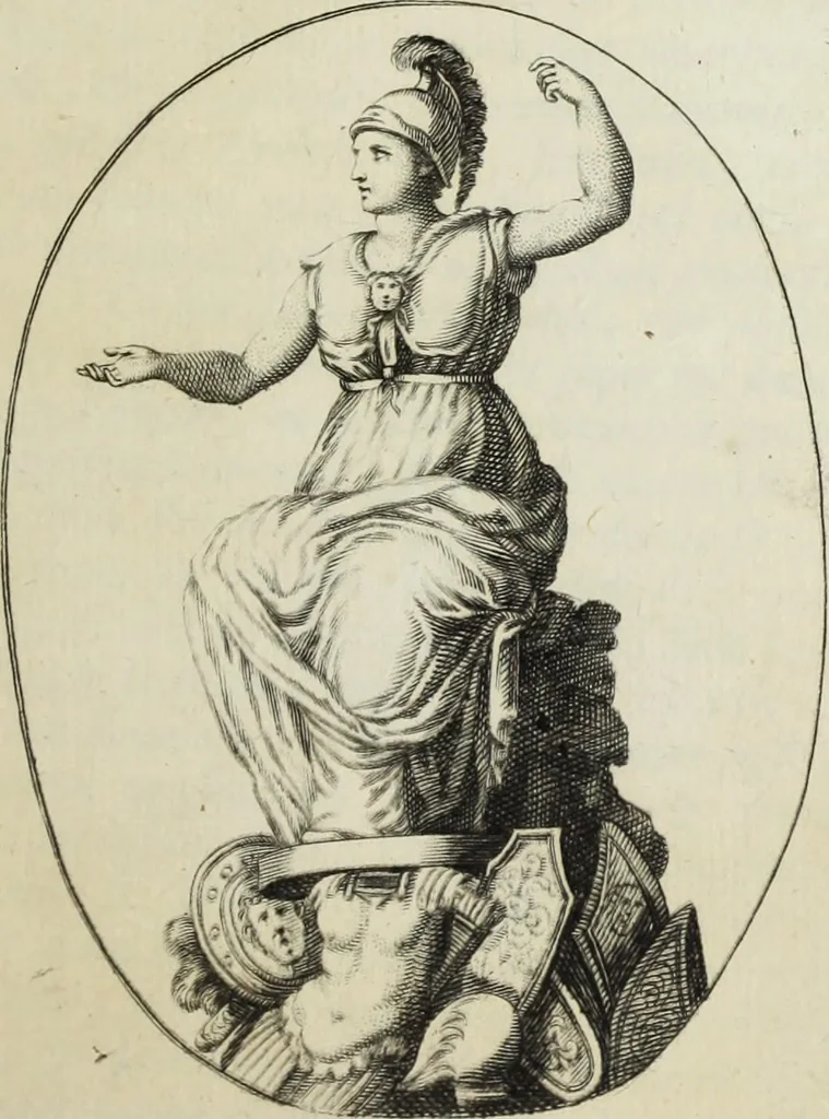 An illustration from Accurata e succinta descrizione topografica delle antichità di Roma, 1763, leaf 8