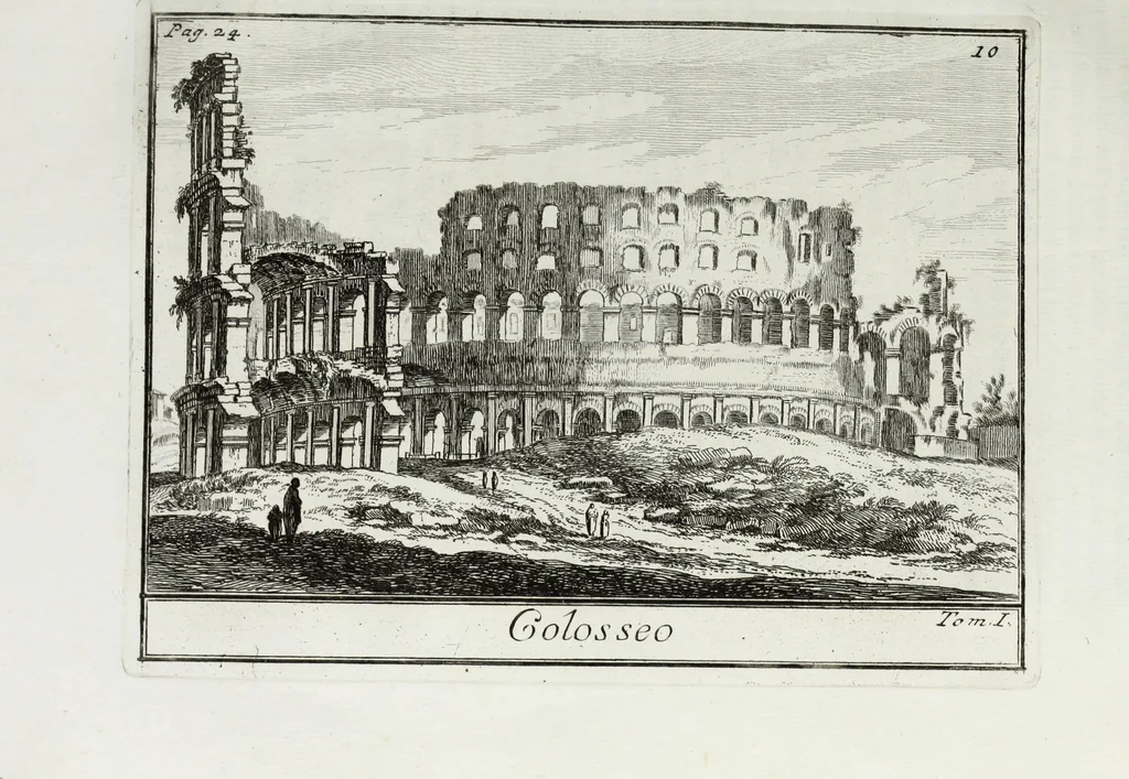 An illustration from Accurata e succinta descrizione topografica delle antichità di Roma, 1763, leaf 88
