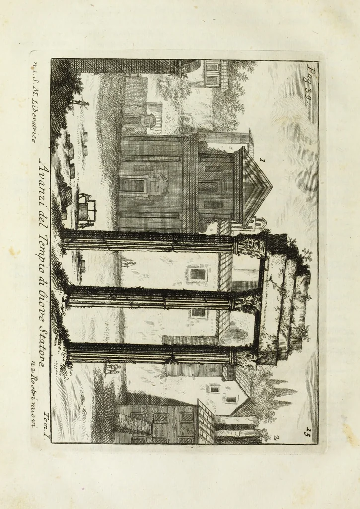 An illustration from Accurata e succinta descrizione topografica delle antichità di Roma, 1763, leaf 107
