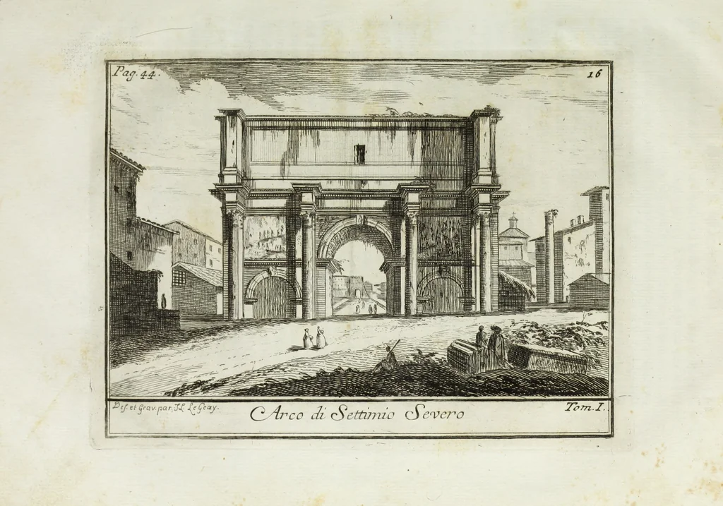 An illustration from Accurata e succinta descrizione topografica delle antichità di Roma, 1763, leaf 114