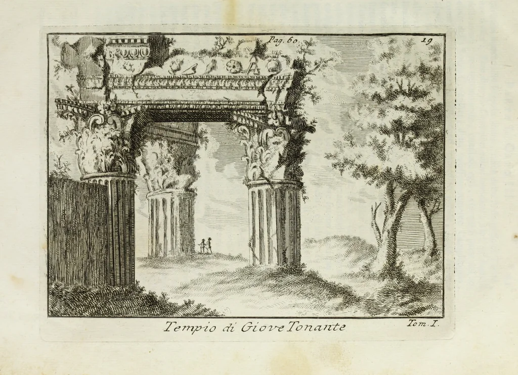 An illustration from Accurata e succinta descrizione topografica delle antichità di Roma, 1763, leaf 136