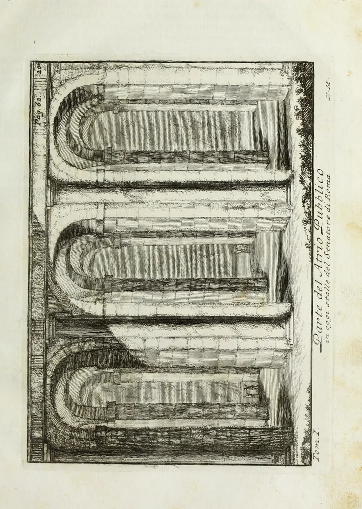 An illustration from Accurata e succinta descrizione topografica delle antichità di Roma, 1763, leaf 140