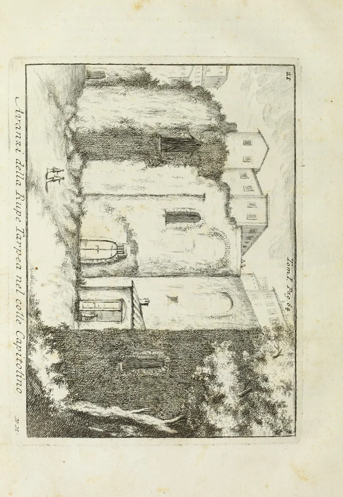 An illustration from Accurata e succinta descrizione topografica delle antichità di Roma, 1763, leaf 145
