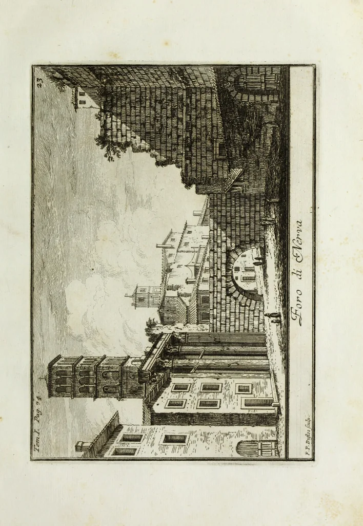 An illustration from Accurata e succinta descrizione topografica delle antichità di Roma, 1763, leaf 158