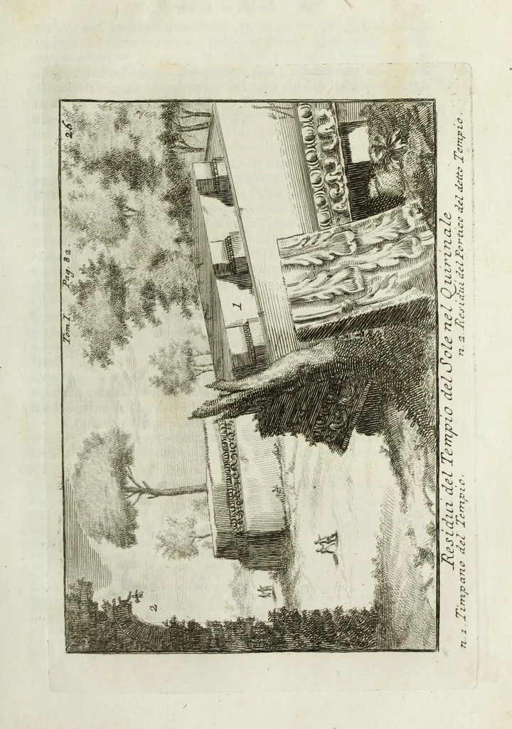 An illustration from Accurata e succinta descrizione topografica delle antichità di Roma, 1763, leaf 172