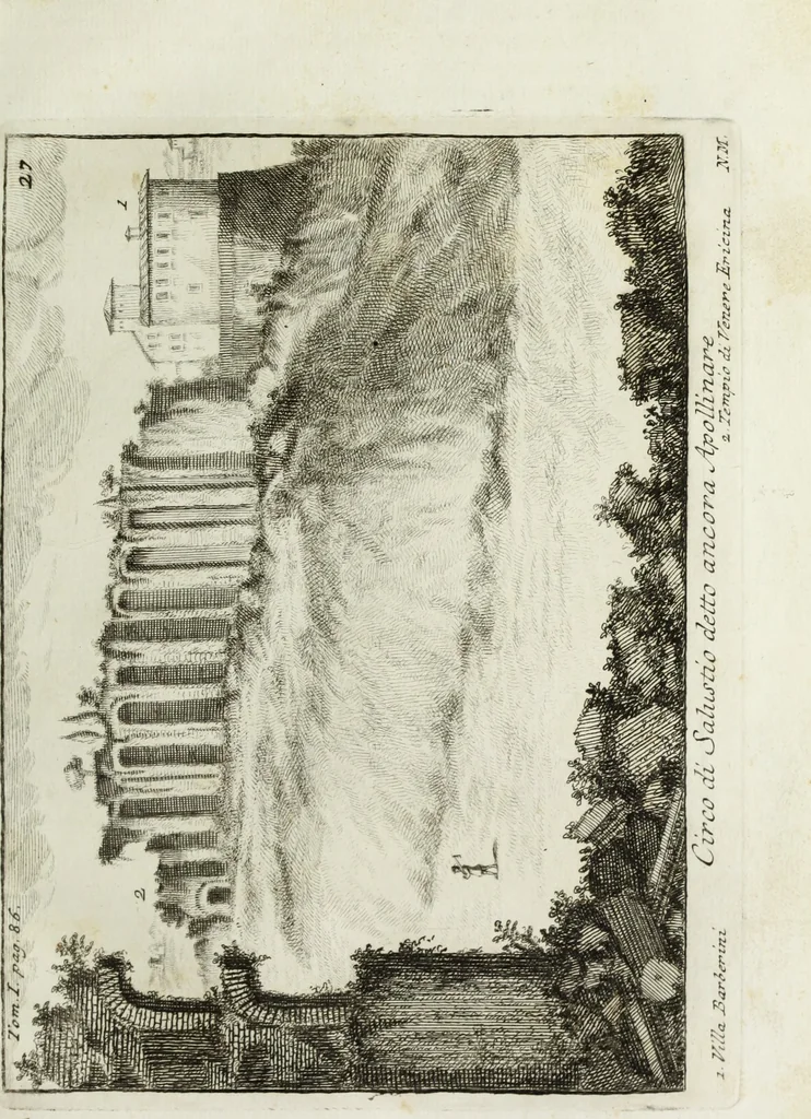 An illustration from Accurata e succinta descrizione topografica delle antichità di Roma, 1763, leaf 178