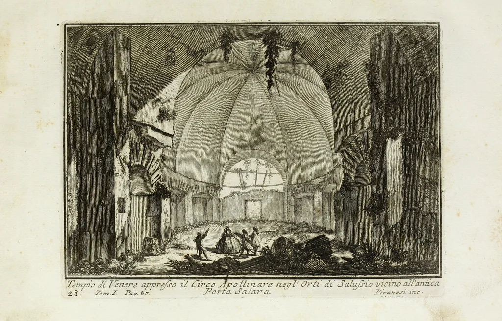 An illustration from Accurata e succinta descrizione topografica delle antichità di Roma, 1763, leaf 181