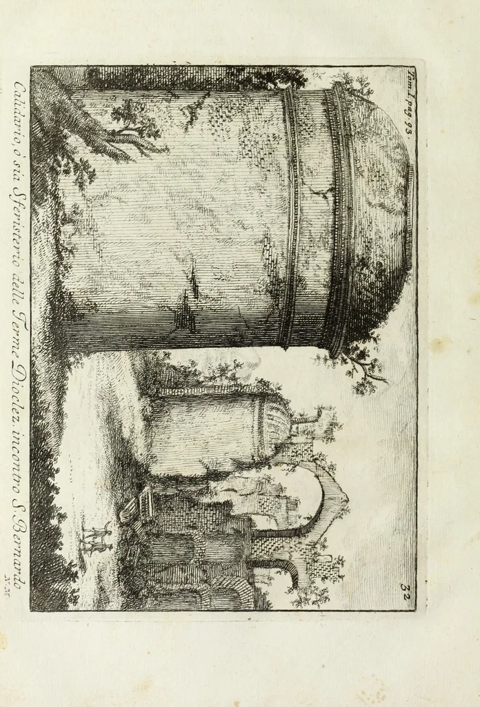 An illustration from Accurata e succinta descrizione topografica delle antichità di Roma, 1763, leaf 195