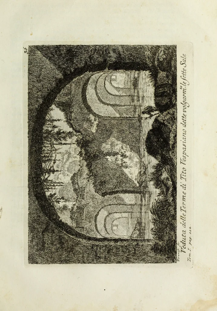 An illustration from Accurata e succinta descrizione topografica delle antichità di Roma, 1763, leaf 222