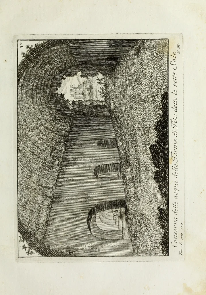 An illustration from Accurata e succinta descrizione topografica delle antichità di Roma, 1763, leaf 226