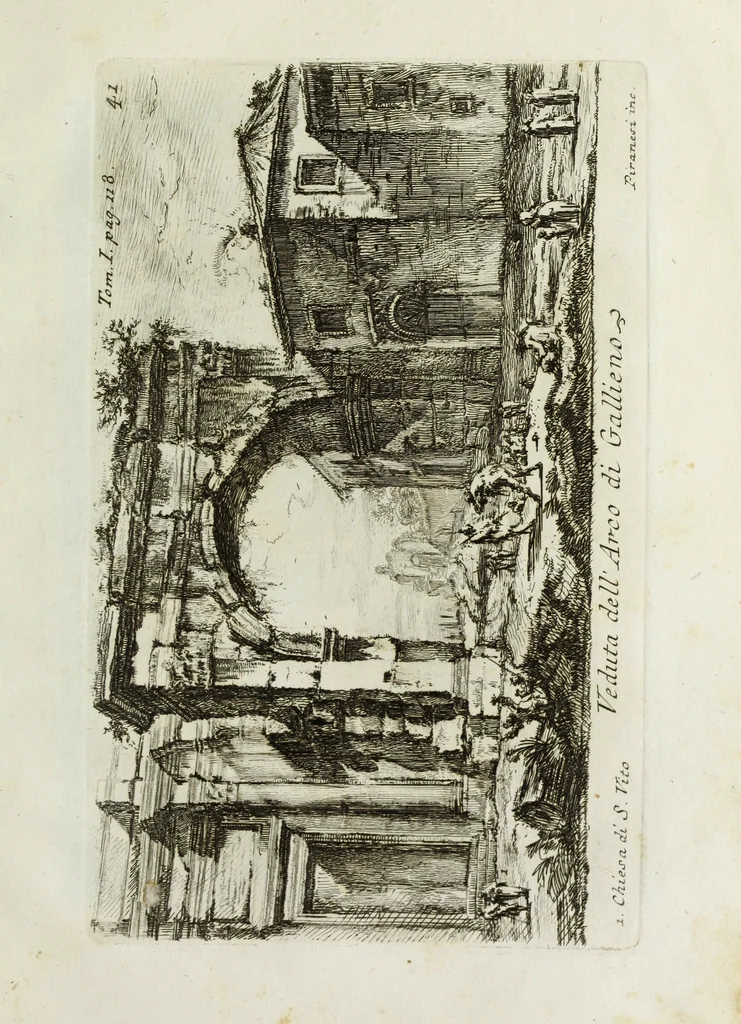 An illustration from Accurata e succinta descrizione topografica delle antichità di Roma, 1763, leaf 238