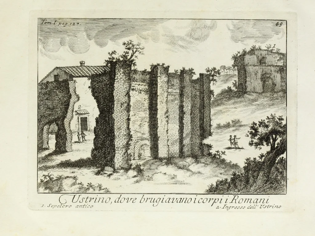 An illustration from Accurata e succinta descrizione topografica delle antichità di Roma, 1763, leaf 263
