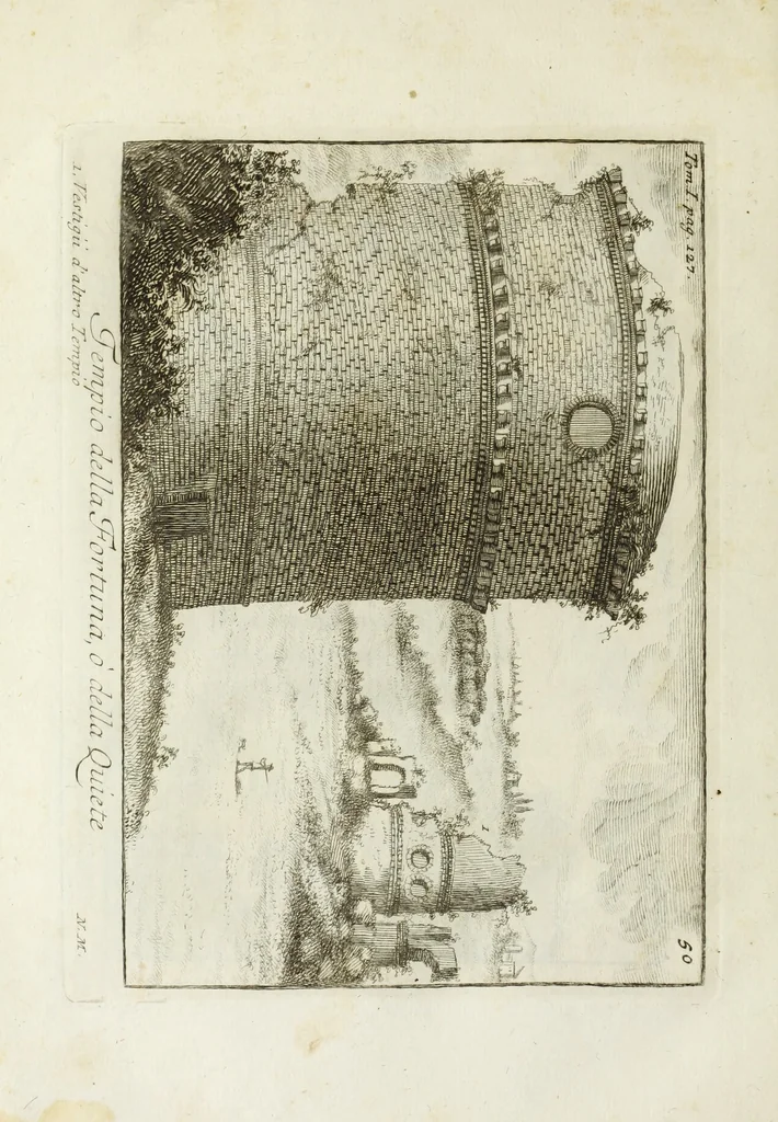 An illustration from Accurata e succinta descrizione topografica delle antichità di Roma, 1763, leaf 265