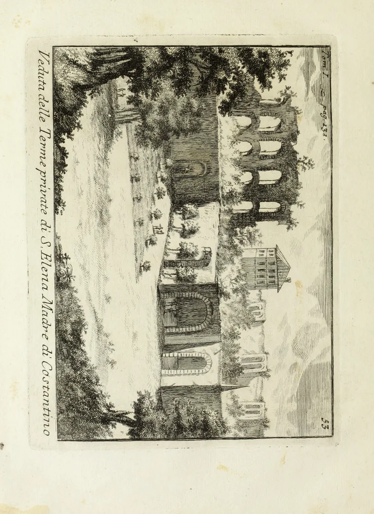 An illustration from Accurata e succinta descrizione topografica delle antichità di Roma, 1763, leaf 275