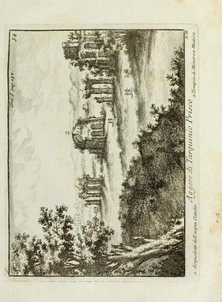 An illustration from Accurata e succinta descrizione topografica delle antichità di Roma, 1763, leaf 278