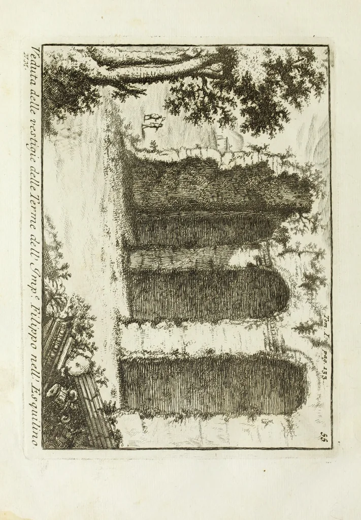 An illustration from Accurata e succinta descrizione topografica delle antichità di Roma, 1763, leaf 281