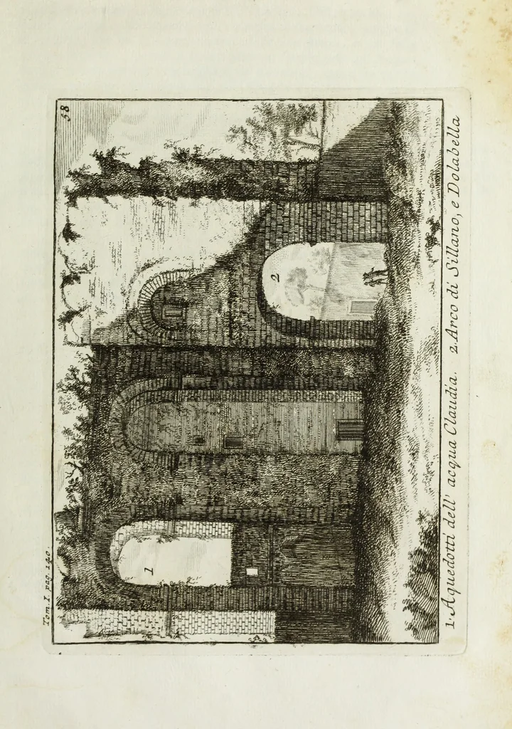 An illustration from Accurata e succinta descrizione topografica delle antichità di Roma, 1763, leaf 294
