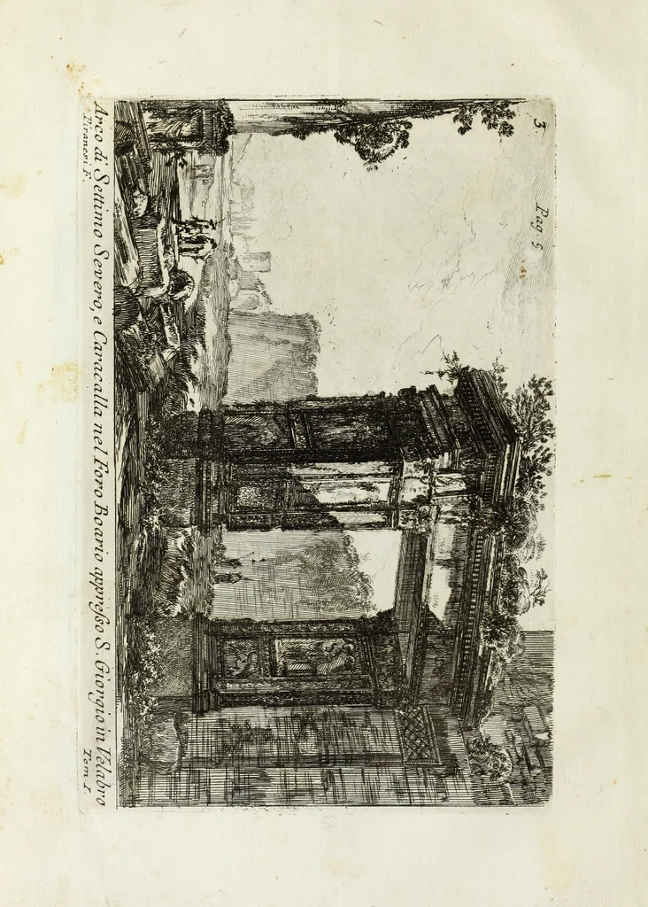 An illustration from Accurata e succinta descrizione topografica delle antichità di Roma, 1763, leaf 49