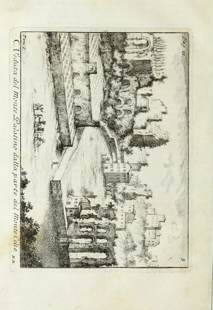 An illustration from Accurata e succinta descrizione topografica delle antichità di Roma, 1763, leaf 59