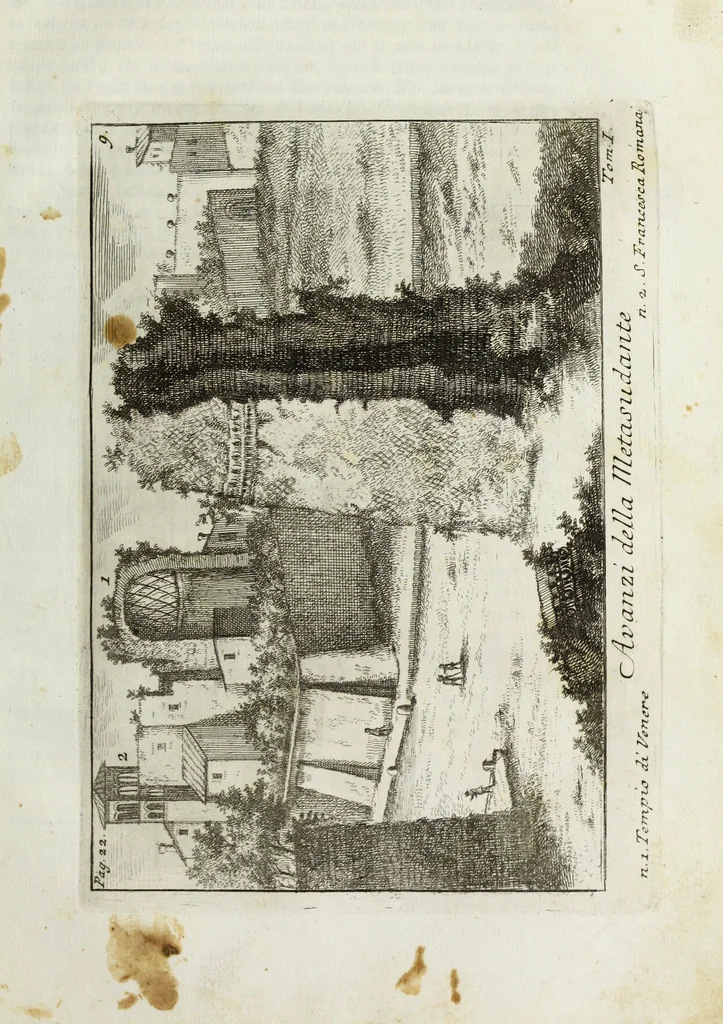 An illustration from Accurata e succinta descrizione topografica delle antichità di Roma, 1763, leaf 78