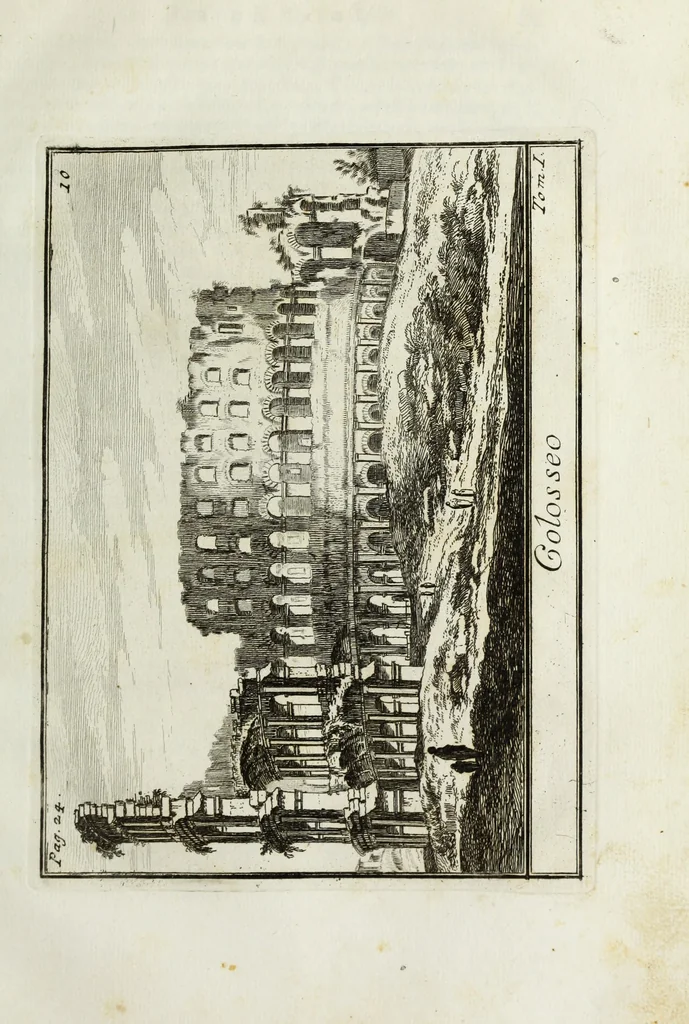 An illustration from Accurata e succinta descrizione topografica delle antichità di Roma, 1763, leaf 82