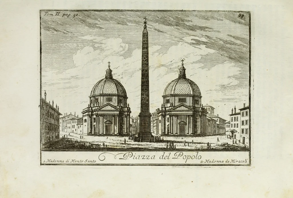 An illustration from Accurata e succinta descrizione topografica delle antichità di Roma, 1763, leaf 102