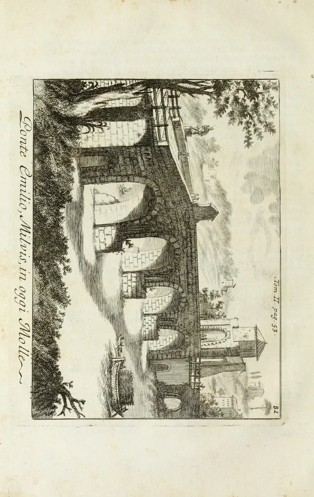 An illustration from Accurata e succinta descrizione topografica delle antichità di Roma, 1763, leaf 107
