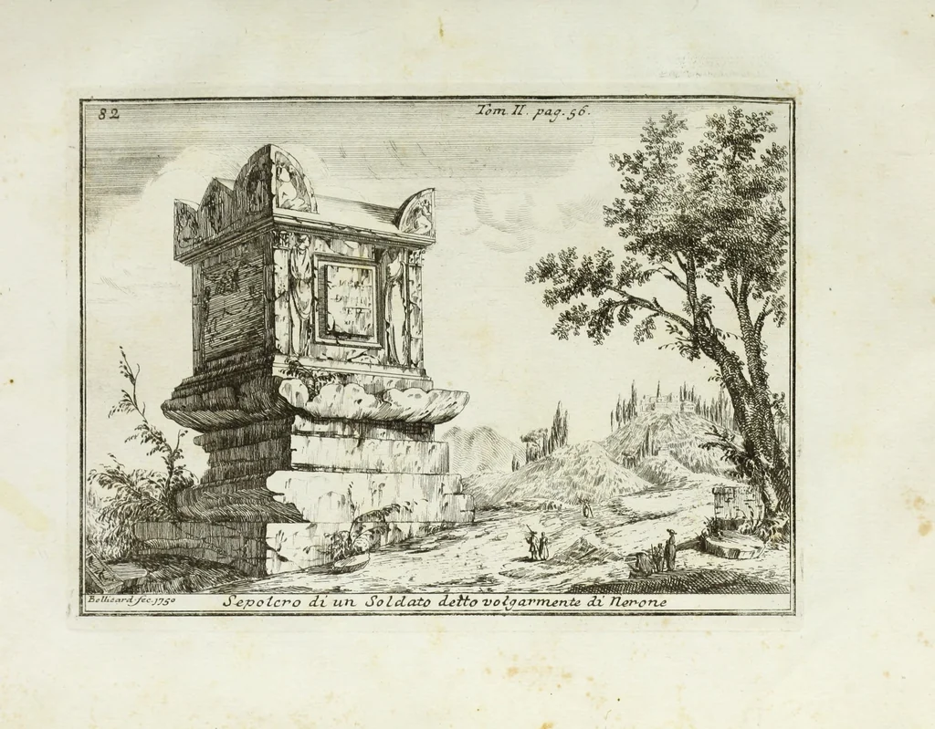 An illustration from Accurata e succinta descrizione topografica delle antichità di Roma, 1763, leaf 112