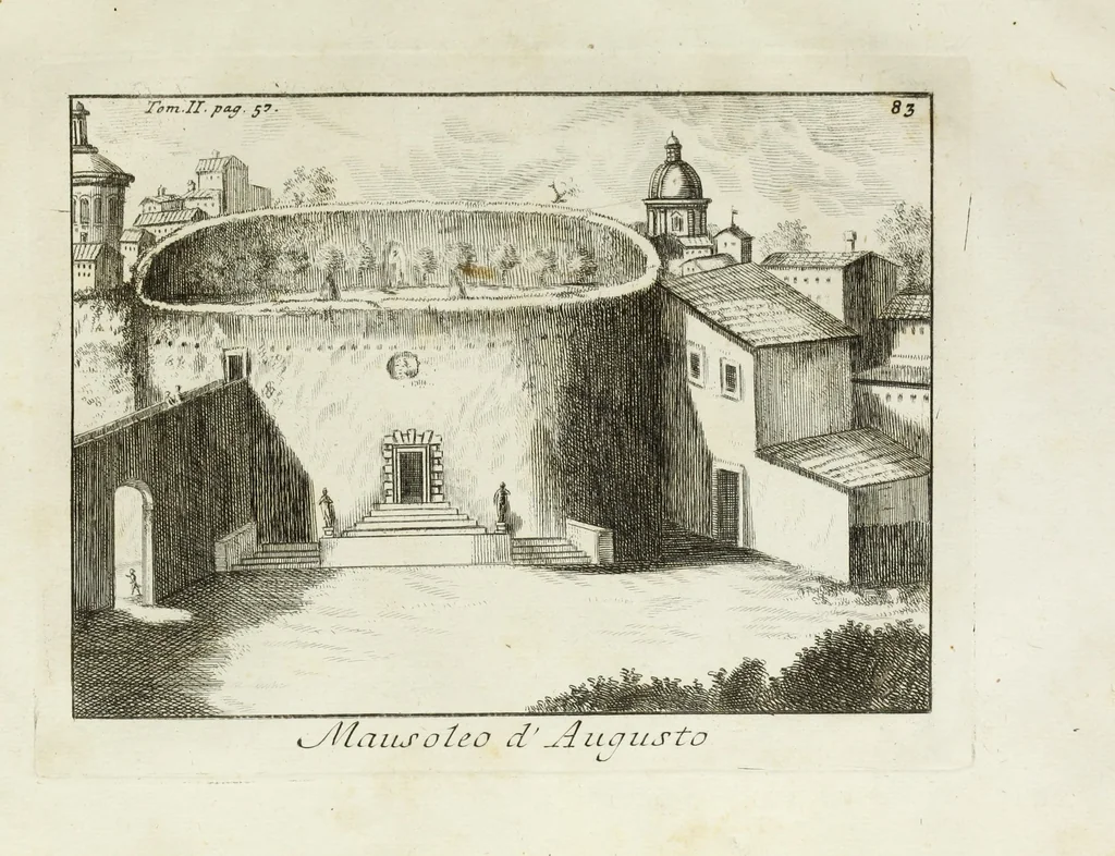 An illustration from Accurata e succinta descrizione topografica delle antichità di Roma, 1763, leaf 115