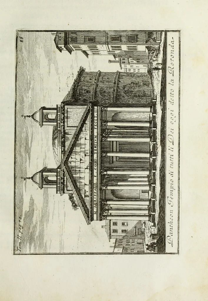 An illustration from Accurata e succinta descrizione topografica delle antichità di Roma, 1763, leaf 134