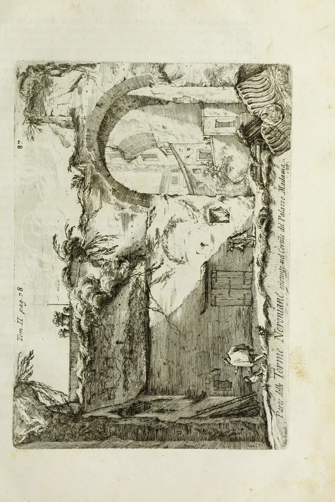 An illustration from Accurata e succinta descrizione topografica delle antichità di Roma, 1763, leaf 144