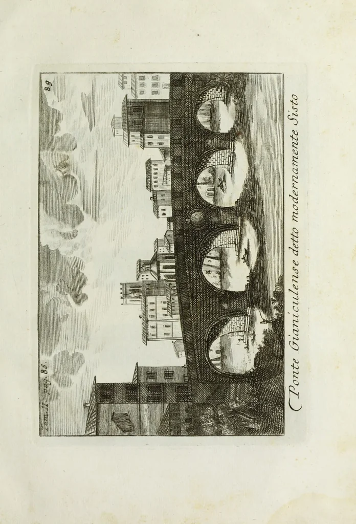 An illustration from Accurata e succinta descrizione topografica delle antichità di Roma, 1763, leaf 156