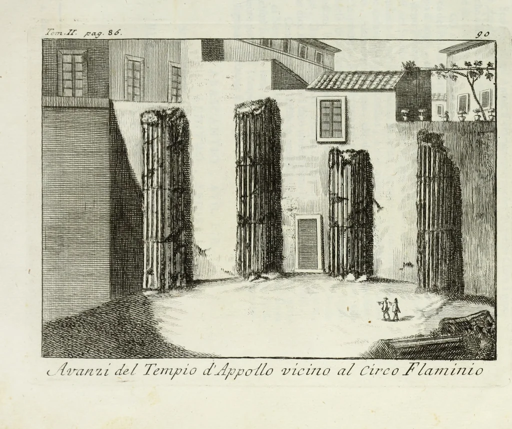 An illustration from Accurata e succinta descrizione topografica delle antichità di Roma, 1763, leaf 158