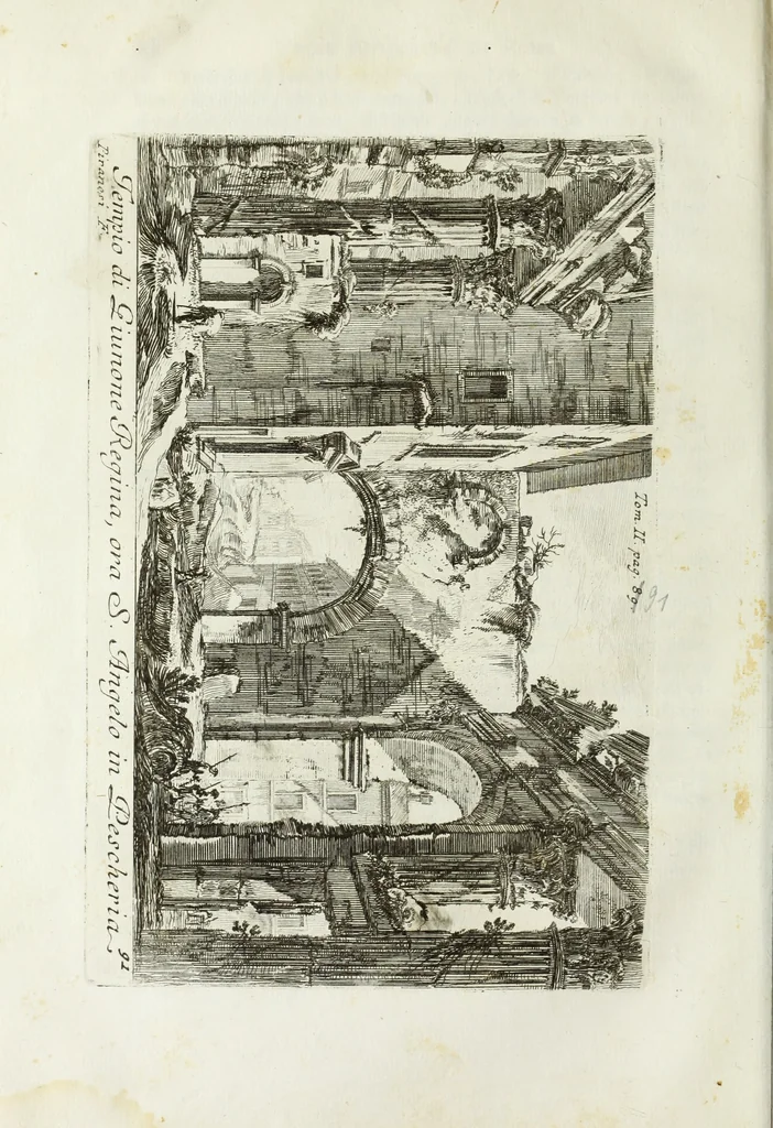 An illustration from Accurata e succinta descrizione topografica delle antichità di Roma, 1763, leaf 163