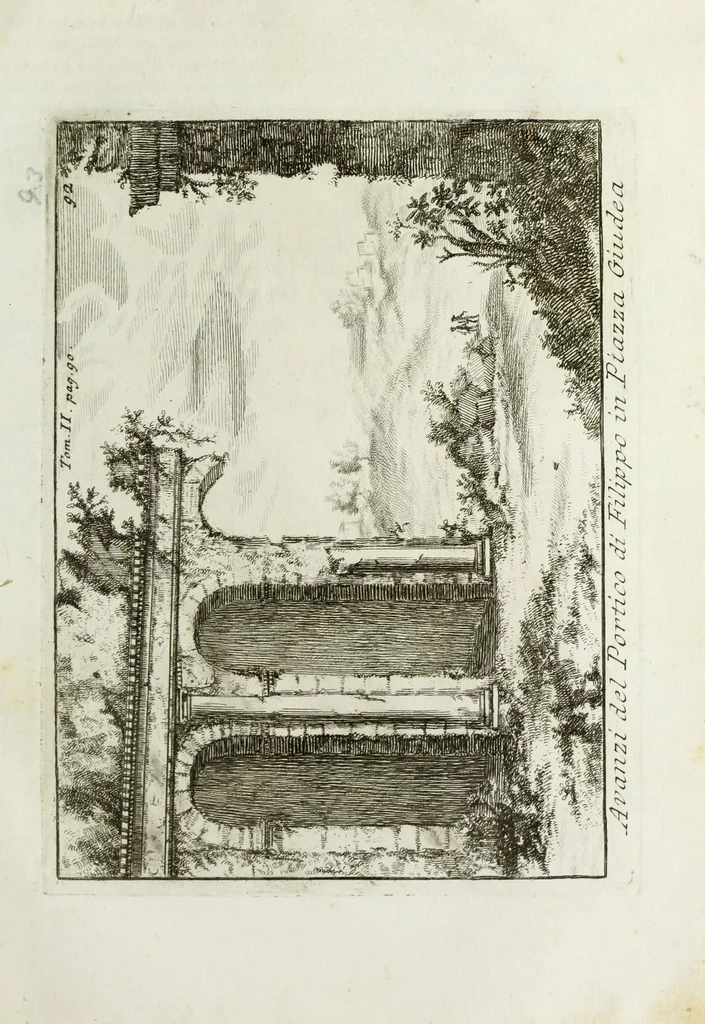 An illustration from Accurata e succinta descrizione topografica delle antichità di Roma, 1763, leaf 172