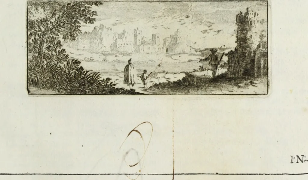 An illustration from Accurata e succinta descrizione topografica delle antichità di Roma, 1763, leaf 196