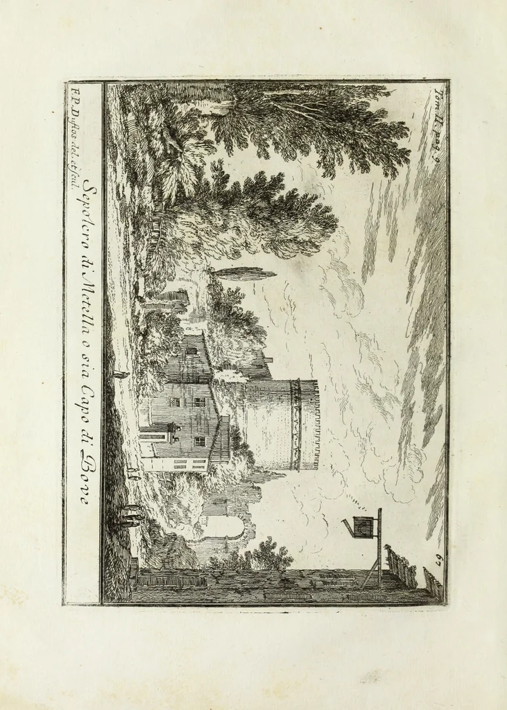 An illustration from Accurata e succinta descrizione topografica delle antichità di Roma, 1763, leaf 35