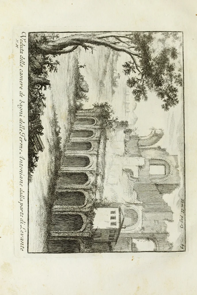An illustration from Accurata e succinta descrizione topografica delle antichità di Roma, 1763, leaf 43