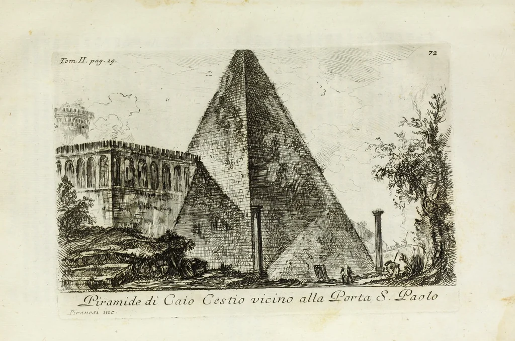 An illustration from Accurata e succinta descrizione topografica delle antichità di Roma, 1763, leaf 55