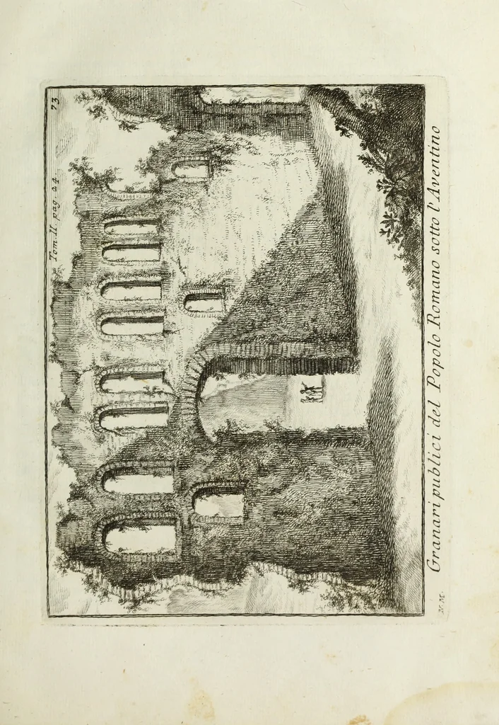 An illustration from Accurata e succinta descrizione topografica delle antichità di Roma, 1763, leaf 62