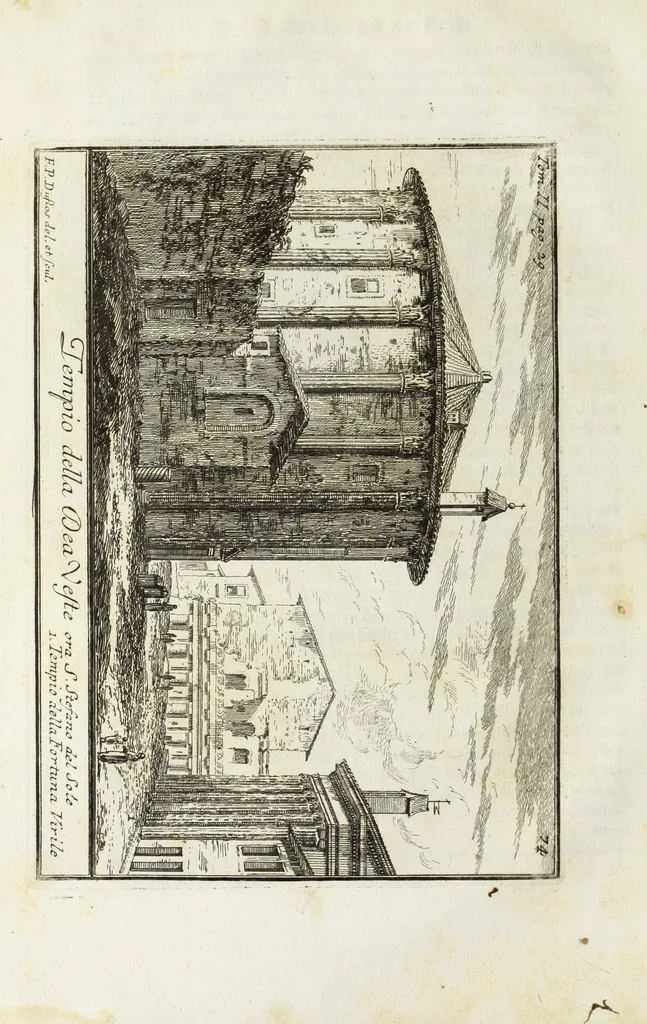 An illustration from Accurata e succinta descrizione topografica delle antichità di Roma, 1763, leaf 69