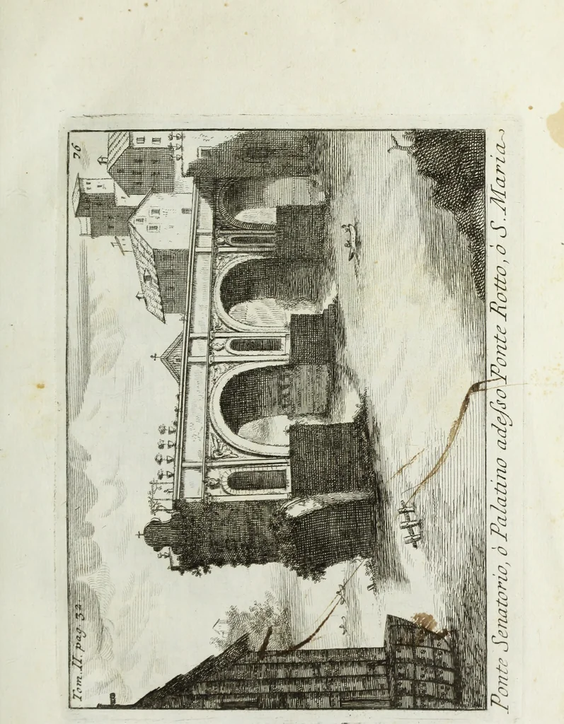An illustration from Accurata e succinta descrizione topografica delle antichità di Roma, 1763, leaf 76