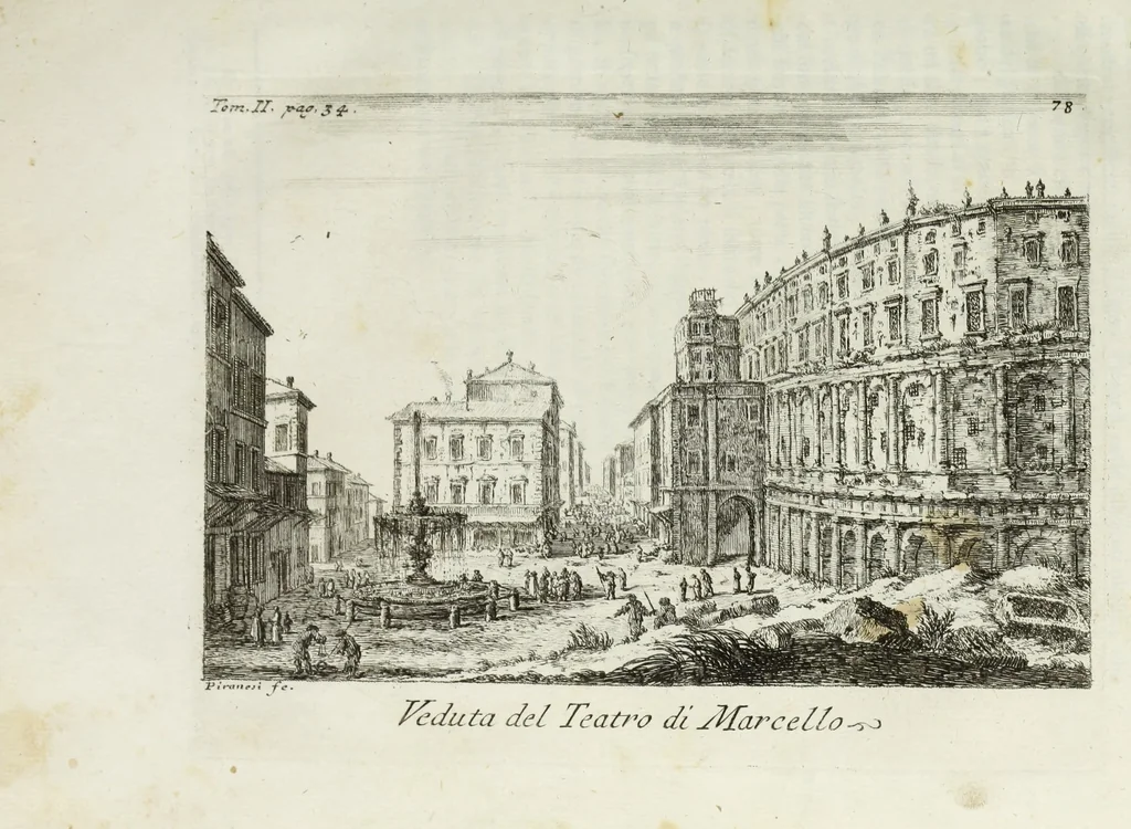 An illustration from Accurata e succinta descrizione topografica delle antichità di Roma, 1763, leaf 82