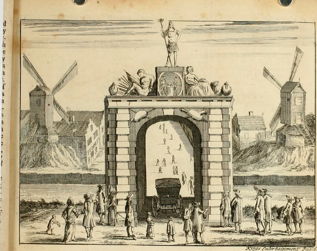 An illustration from An accurate description of the United Netherlands, and of the most considerable parts of Germany, Sweden, & Denmark : containing a succinct account of what is most remarkable in these countries, and necessary instructions for travellers : together with An exact relation of the entertainment of His Most Sacred Majesty King William at The Hague, 1691, leaf 21
