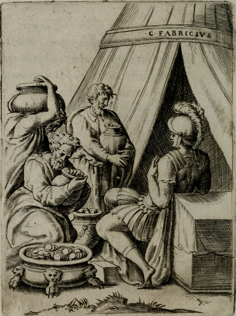 An illustration from Achillis Bocchii Bonon. Symbolicarum quaestionum, de vniuerso genere, quas serio ludebat, libri quinque, 1574, leaf 115