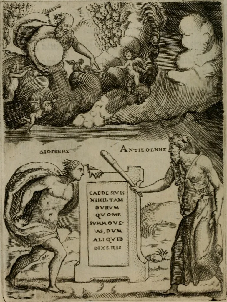 An illustration from Achillis Bocchii Bonon. Symbolicarum quaestionum, de vniuerso genere, quas serio ludebat, libri quinque, 1574, leaf 127
