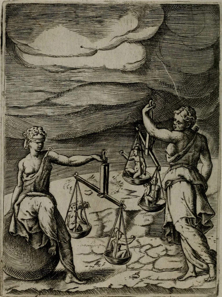 An illustration from Achillis Bocchii Bonon. Symbolicarum quaestionum, de vniuerso genere, quas serio ludebat, libri quinque, 1574, leaf 139