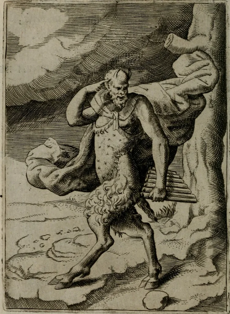 An illustration from Achillis Bocchii Bonon. Symbolicarum quaestionum, de vniuerso genere, quas serio ludebat, libri quinque, 1574, leaf 149