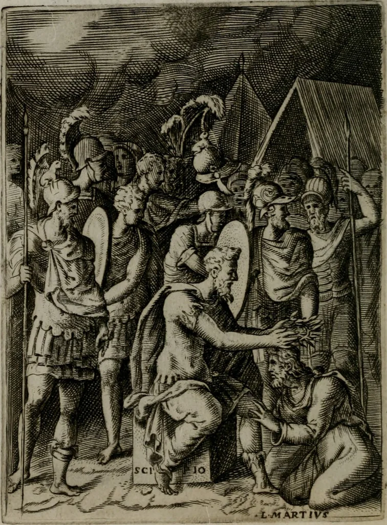 An illustration from Achillis Bocchii Bonon. Symbolicarum quaestionum, de vniuerso genere, quas serio ludebat, libri quinque, 1574, leaf 171